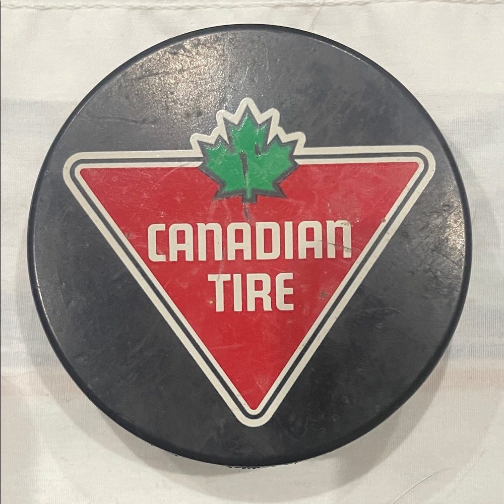 Canadian Tire Official Inglasco Hockey Puck - Made in Slovikia